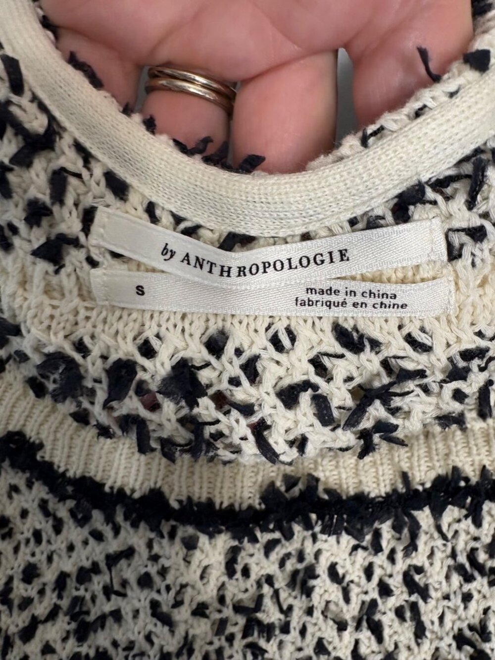 NWT Anthropologie Ruffle Sweater Knit Tank-sz Small - Picture 8 of 9
